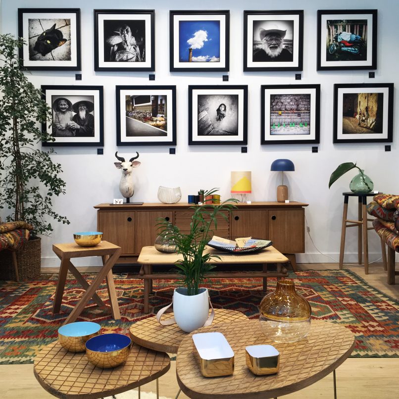 Exposition dans la Boutique-Atelier Dodé à Nantes.