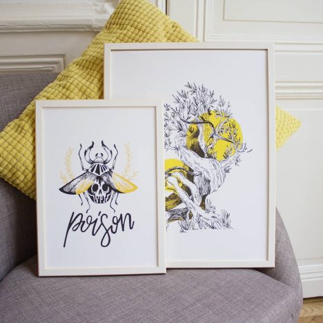 Exposition dans la Boutique-Atelier Dodé à Nantes.