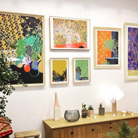 Exposition dans la Boutique-Atelier Dodé à Nantes.