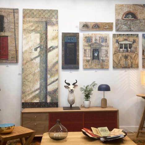 Exposition dans la Boutique-Atelier Dodé à Nantes.