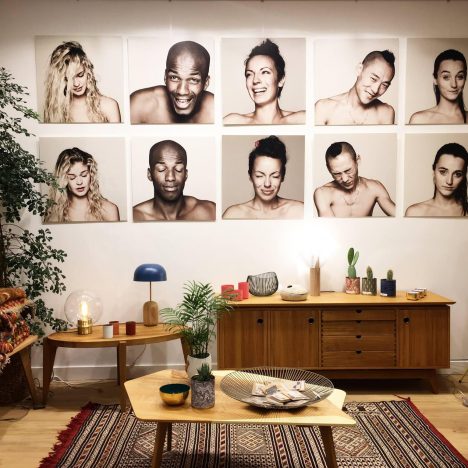 Exposition dans la Boutique-Atelier Dodé à Nantes.