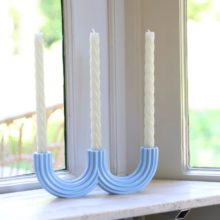 &Klevering bougeoir churros bleu clair chez Dodé à Nantes 2 &Klevering bougeoir churros bleu clair chez Dodé à Nantes 2