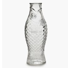 Carafe poisson transparente serax chez Dodé à Nantes